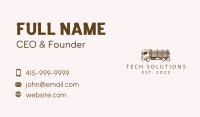 Lumber Truck Automobile Business Card