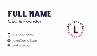 Outlet Business Card example 3