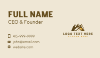 Mountain Home Cabin Business Card