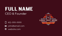 Hammer Carpentry Builder  Business Card Design