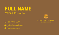 Orange Baking Tools Business Card Design