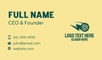 Lightning Volleyball Business Card Design