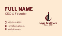 Bistro Bar Business Card example 1