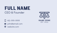 Scales Business Card example 1