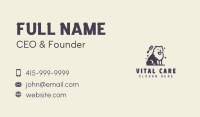 Comb Dog Pet Grooming Business Card Image Preview