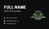 Carpentry Hammer Tools Business Card Design