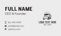 Driving Truck Haulage Business Card
