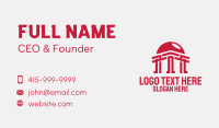 Sun Temple Pillar Business Card Image Preview