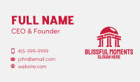 Sun Temple Pillar Business Card Image Preview