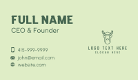 Deer Hunting Geometrical  Business Card