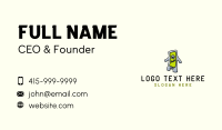 Mobile Phone Mascot  Business Card