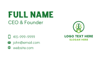 Shovel Plant Eco Business Card Design