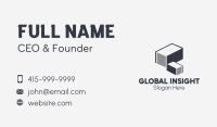 Minimalist Cargo Containers Business Card