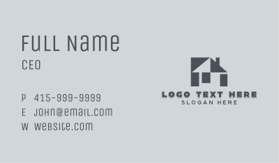 Real Estate Property  Business Card Image Preview