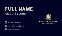 Skull Sword Shield Business Card