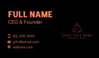 Premium Triangle Business Business Card