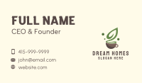 Green Tea Cafe  Business Card