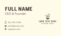 Green Tea Cafe  Business Card