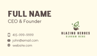 Green Tea Cafe  Business Card Image Preview