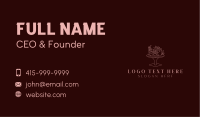 Floral Cake Bakery Business Card