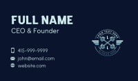 Barbell Weights Gym Business Card