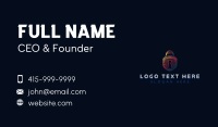 Padlock Security Technology Business Card