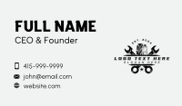 Wrench Tire Garage Business Card