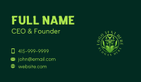 Botanical Shovel Planting Business Card Design