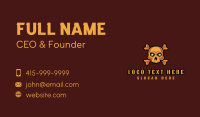 Gaming Skull Star Business Card