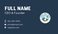 Sports Golf Putter Ball  Business Card Design