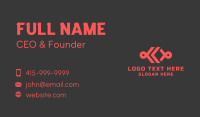 Coding Business Card example 1