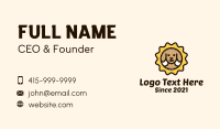 Brown Dog Stamp Business Card