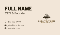 Hand Planer Woodworking Carpentry Business Card Design