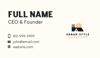 Roof Home Realtor Business Card