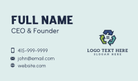 Recyclable House Construction Business Card