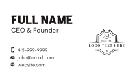 Western Horseshoe Farm Business Card