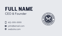 Pipe Wrench Plumber Business Card
