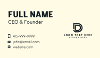 Industrial Business Letter D Business Card