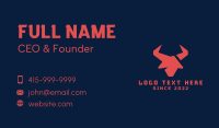 Red Bull Gaming Business Card