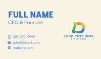 Color Business Card example 1