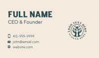 Flower Spa Salon Business Card