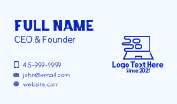 Fast Digital Laptop Business Card