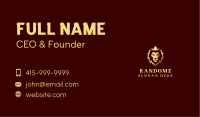 Lion Luxury Crown Business Card