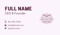 Needle Seamstress Alteration Business Card