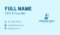 Blue Hand Sanitizer  Business Card Image Preview