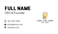 Chair Furniture Carpentry Business Card