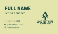 Pine Tree Cursor Business Card Design