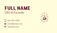 Coffee Bean Mug Espresso Business Card