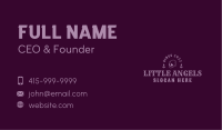 Creepy Gothic Wordmark Business Card