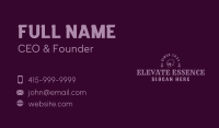 Creepy Gothic Wordmark Business Card